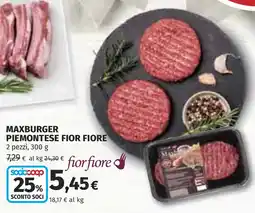 Coop Maxburger Piemontese Fior Fiore offerta