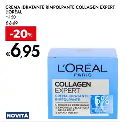 Bennet Crema idratante rimpolpante Collagen Expert L'Oréal Paris offerta