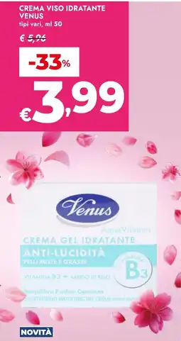 Bennet Crema viso idratante Venus offerta