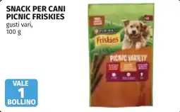 Coop Snack per cani picnic friskies offerta