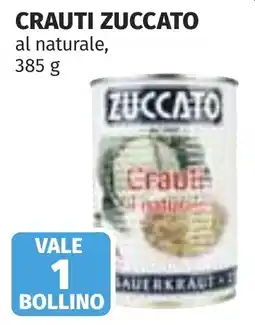 Coop Crauti zucato al naturale offerta