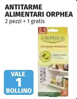 Coop Antitarme alimentari Orphea offerta