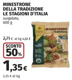 Coop Minestrone della tradizione Le stagioni d'Italia offerta