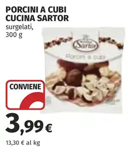Coop Porcini a cubi Cucina Sartor offerta