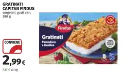 Coop Gratinati Findus offerta