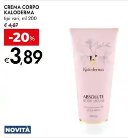 Bennet Crema corpo Kaloderma offerta