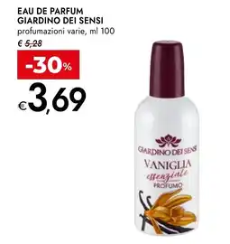 Bennet Giardino dei sensi vaniglia essenziale profumo offerta
