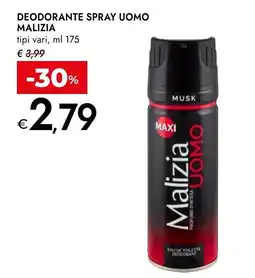 Bennet Deodorante spray uomo Malizia offerta