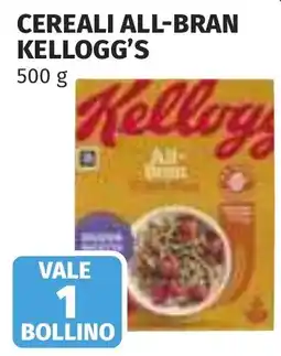 Coop Cereali All-Bran Kellogg's offerta