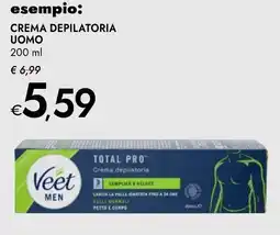 Bennet Veet Men Crema depilatoria offerta