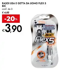 Bennet Rasoi usa e getta da uomo Flex 5 Bic offerta