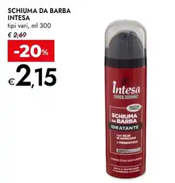 Bennet Schiuma da barba Intesa offerta