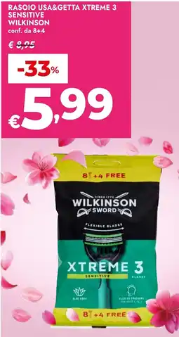 Bennet Rasoio usa e getta Wilkinson Xtreme 3 Sensitive offerta