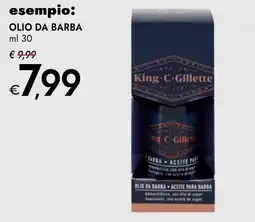 Bennet Olio da barba King C Gillette offerta