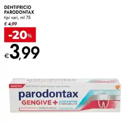 Bennet Dentifricio parodontax gengive+ offerta