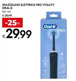 Bennet Spazzolino elettrico Oral-B Pro Vitality offerta