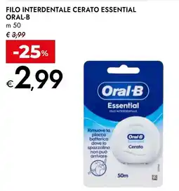 Bennet Filo interdentale cerato essential Oral-B offerta