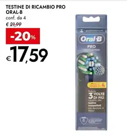 Bennet Testine di ricambio pro Oral-B offerta