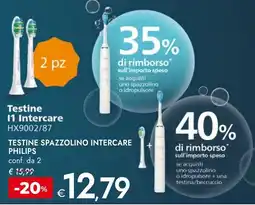 Bennet Testine spazzolino intercare Philips offerta