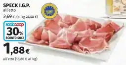 Coop Speck I.G.P. offerta