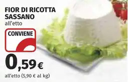 Coop Fior di ricotta Sassano offerta