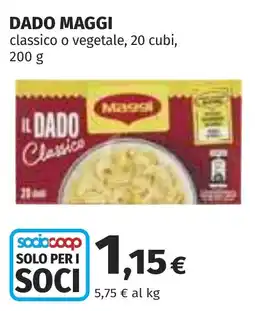 Coop Dado Maggi classico offerta