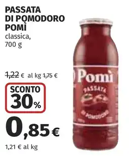 Coop Passata di pomodoro Pomi classica offerta