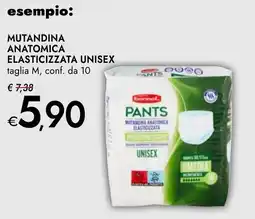 Bennet Mutandina anatomica elasticizzata unisex bennet offerta