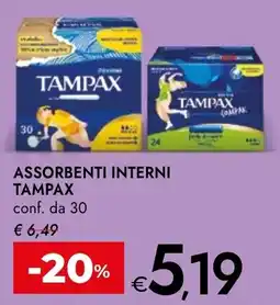 Bennet Assorbenti interni Tampax offerta