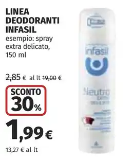 Coop Deodoranti infasil offerta