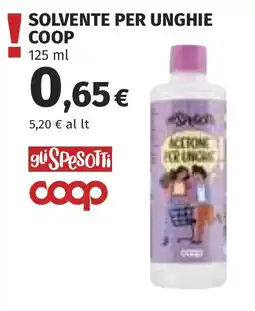 Coop Solvente per unghie gli Spesotti offerta