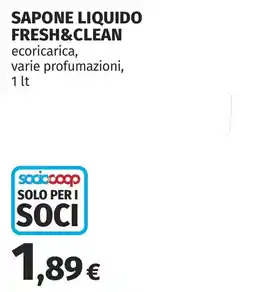 Coop Sapone liquido Fresh&Clean offerta