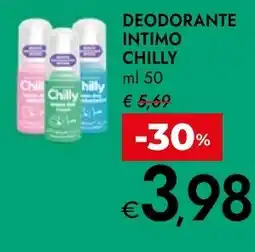 Bennet Deodorante intimo Chilly offerta