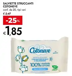 Bennet Salviette struccanti Cotoneve offerta