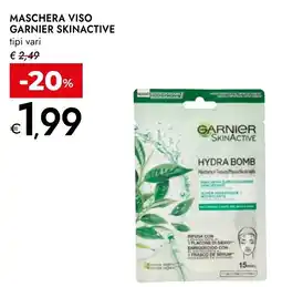 Bennet Maschera viso Garnier SkinActive offerta