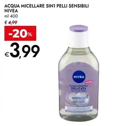 Bennet Acqua Micellare Delicata Nivea offerta