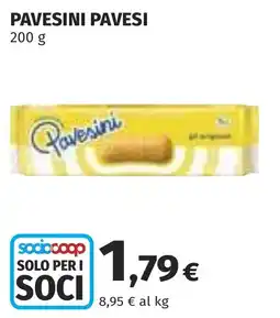 Coop Pavesini Pavesi offerta