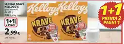 Coop Cereali Krave Kellogg's offerta