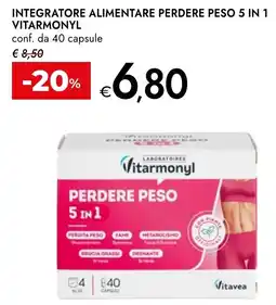 Bennet Integratore alimentare perdere peso 5 in 1 Vitarmonyl offerta