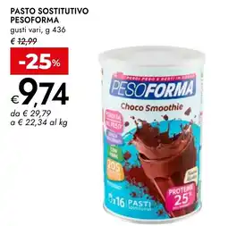 Bennet Pesoforma Choco Smoothie offerta