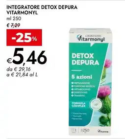 Bennet Integratore Detox Depura Vitarmonyl offerta