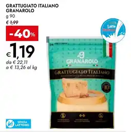 Bennet Grattugiato italiano Granarolo offerta