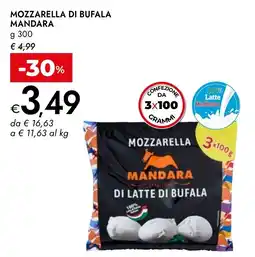 Bennet Mozzarella di bufala Mandara offerta
