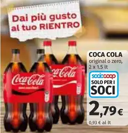 Coop Coca Cola offerta