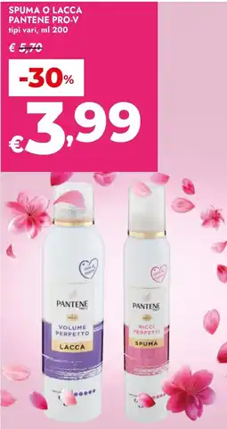 Bennet Pantene Pro-V spuma o lacca offerta