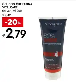 Bennet Gel con cheratina Vitalcare offerta