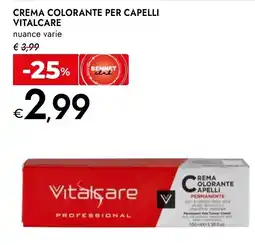 Bennet Crema colorante per capelli Vitalcare offerta