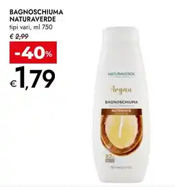 Bennet Bagnoschiuma Naturaverde Argan offerta