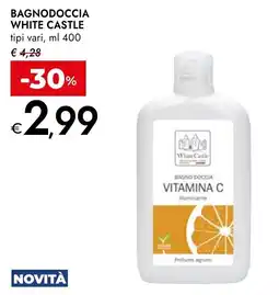 Bennet White Castle Bagno doccia Vitamina C offerta