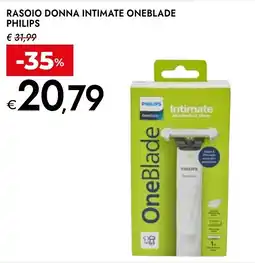 Bennet Rasoio donna intimate oneblade philips offerta